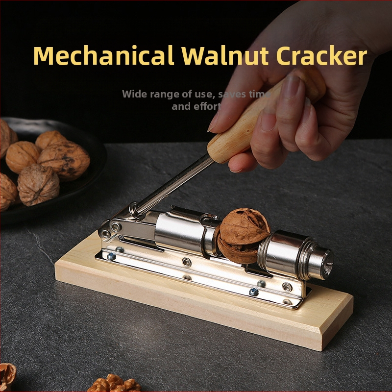 Yunfeng ručne tlačené mechanické galvanické pokovovanie zlatý mechanický stroj na orechové matice klip otvorený orech zariadenie čerstvý orech klip celozrnný