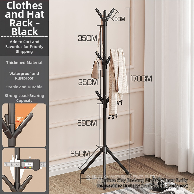 Фабрична директна проста сглобка за закачалка за палта за офис закачалка за палта за спалня вертикална закачалка за дрехи