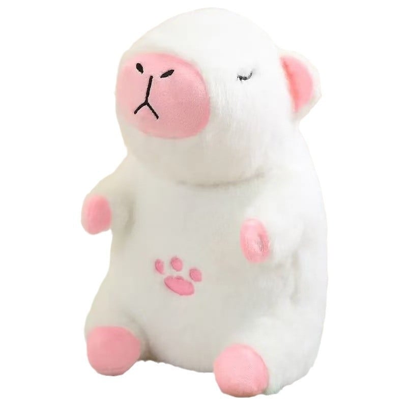 Új, határokon átnyúló, légző állatos, kapibara plüss játékbaba, zene, világító babajáték nagykereskedelem