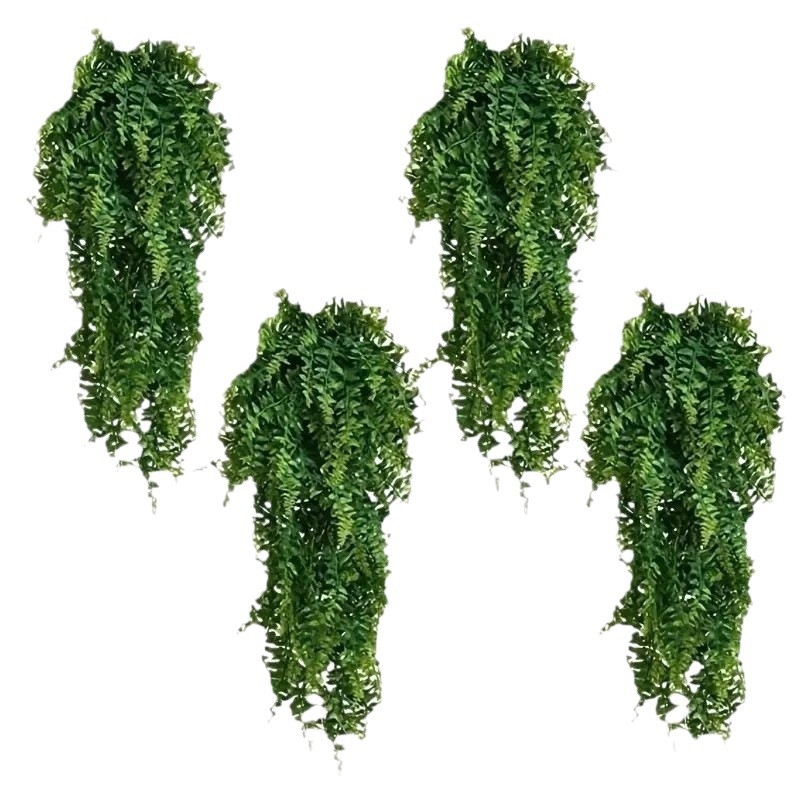 Sieninis pakabinamas augalas iš didelio persų žolės, 69 tinklelio, dirbtinis žalias vynmedis, dekoratyvinis rotango augalas, pakabinamas sienoje