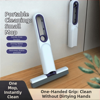 Käed-vabad pesemine Laisk Multifunktsionaalne Teleskooplaua Mini Väike Mopp Käeshoitav Veeimav Tualett Köök Kodutööd