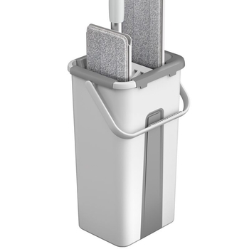 Nauja rankomis plaunama buitinė sugeriamoji šluostė, plokščia šluostė, sausai ir šlapiai, dvigubo naudojimo, tinginio šluostė, artefaktas – švarus šluostės kibiras