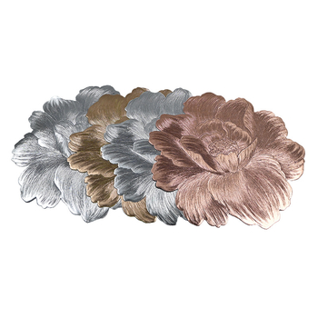 Piiriülene kuummüük Lotus Bronzing Placemat PVC Peony Ins Style libisemiskindel soojusisolatsiooniga lauamatt Camellia Ruixi Placemat