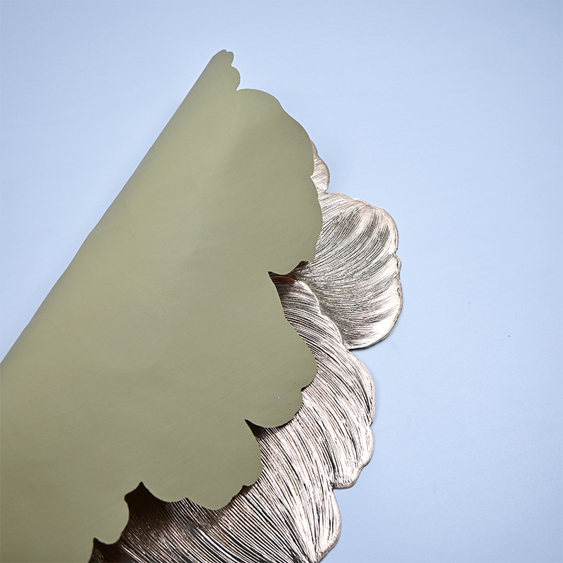 Piiriülene kuummüük Lotus Bronzing Placemat PVC Peony Ins Style libisemiskindel soojusisolatsiooniga lauamatt Camellia Ruixi Placemat