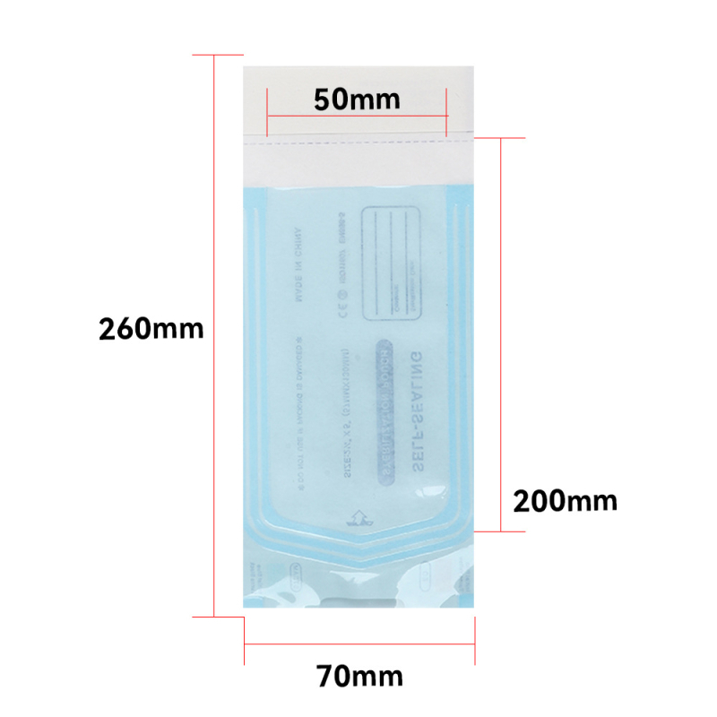 Ühekordselt kasutatav isekleepuv kott tolmukindla küünekunsti tätoveeringu tikkimisvahendi hambaravi Ziplock koti puhastus- ja desinfitseerimiskott