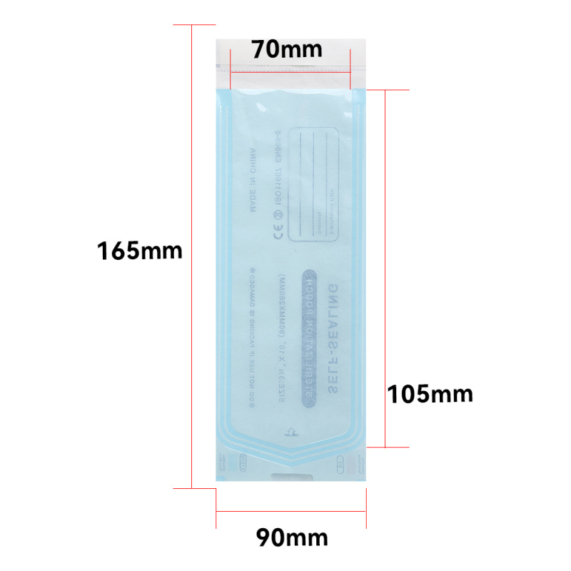 Ühekordselt kasutatav isekleepuv kott tolmukindla küünekunsti tätoveeringu tikkimisvahendi hambaravi Ziplock koti puhastus- ja desinfitseerimiskott