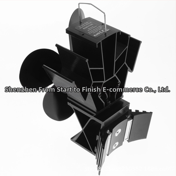 Naujas privatus modelis, termodinaminis, magnetinio siurbimo tipo, sieninis, 4 menčių, 172 mm skersmens židinio ventiliatorius, malkomis kūrenamas krosnies ventiliatorius