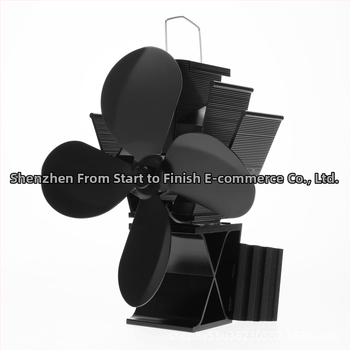 Naujas privatus modelis, termodinaminis, magnetinio siurbimo tipo, sieninis, 4 menčių, 172 mm skersmens židinio ventiliatorius, malkomis kūrenamas krosnies ventiliatorius