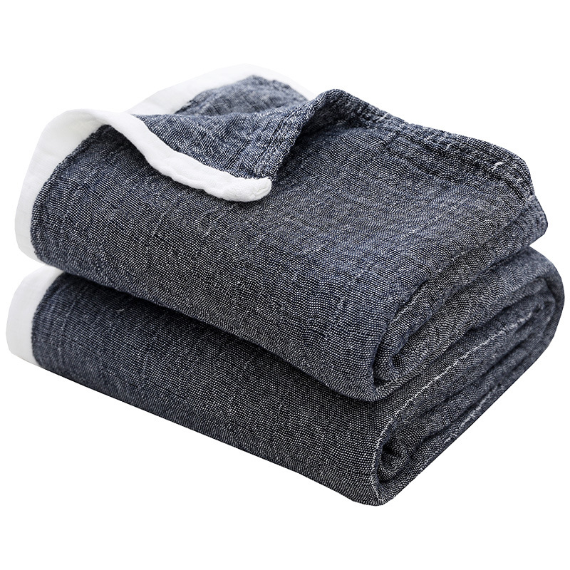 Šaltinis Gamintojas Didmeninė prekyba tarpvalstybine klasikine paprasta medvilnine marlės antklode Daugiasluoksnė rankšluosčių antklodė Sofos antklodė Oro kondicionieriaus antklodė