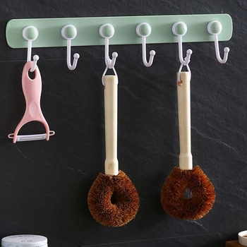 Taškinis medinis kokoso rankenos puodų šepetys nelimpantis aliejus buitinis virtuvės valymo šepetys skalbimo mašina indų plovimo šepetys ilga rankena puodų plovimo šepetys