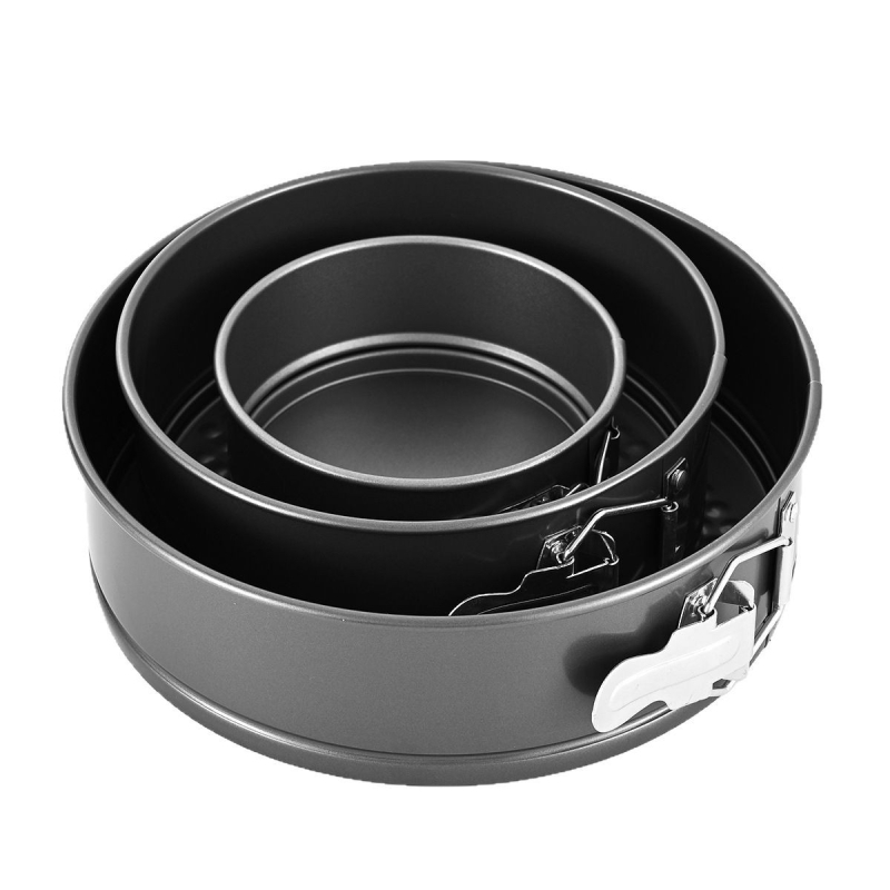 4-7-9 kerek tortaforma zárcsatos élő aljú sütőforma szénacél sütőforma torta sütőforma