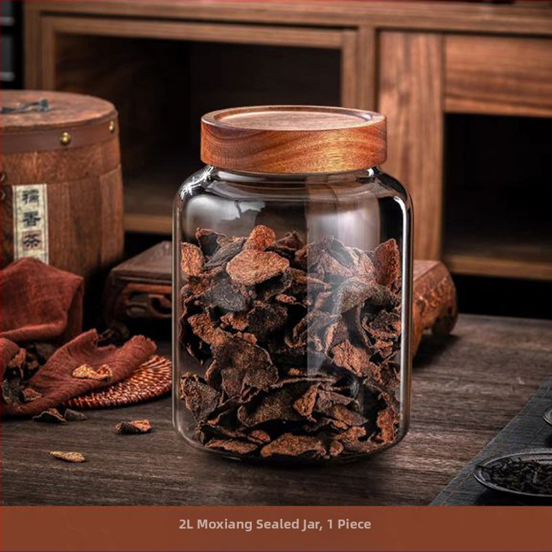 Perikarpiumi säilituspurgi kuivatamine, spetsiaalne suur kõrge borosiilikaatklaasist suletud purk, tee- ja ravimipurk, niiskuskindel säilituspudel