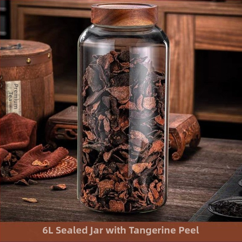 Perikarpiumi säilituspurgi kuivatamine, spetsiaalne suur kõrge borosiilikaatklaasist suletud purk, tee- ja ravimipurk, niiskuskindel säilituspudel