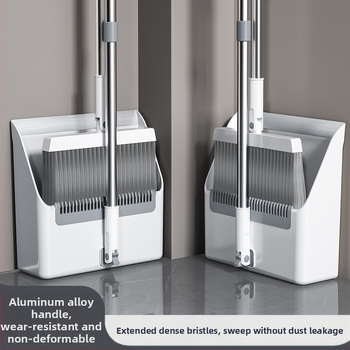 Šluota, šiukšlių semtuvėlis, kombinuotas buitinis šluotas, nelimpantis plaukų paviršius, sulankstoma šluota, didelis aliuminio lydinio šiukšlių kastuvas