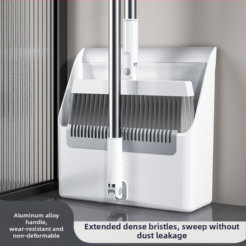 Šluota, šiukšlių semtuvėlis, kombinuotas buitinis šluotas, nelimpantis plaukų paviršius, sulankstoma šluota, didelis aliuminio lydinio šiukšlių kastuvas