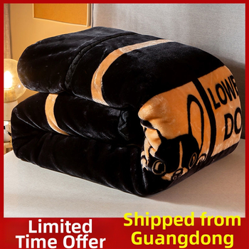 „Lashall“ vilnonė žieminė sutirštinta flanelinė šilta antklodė vienviečiam asmeniui bendrabučio studentui koralų flanelinė