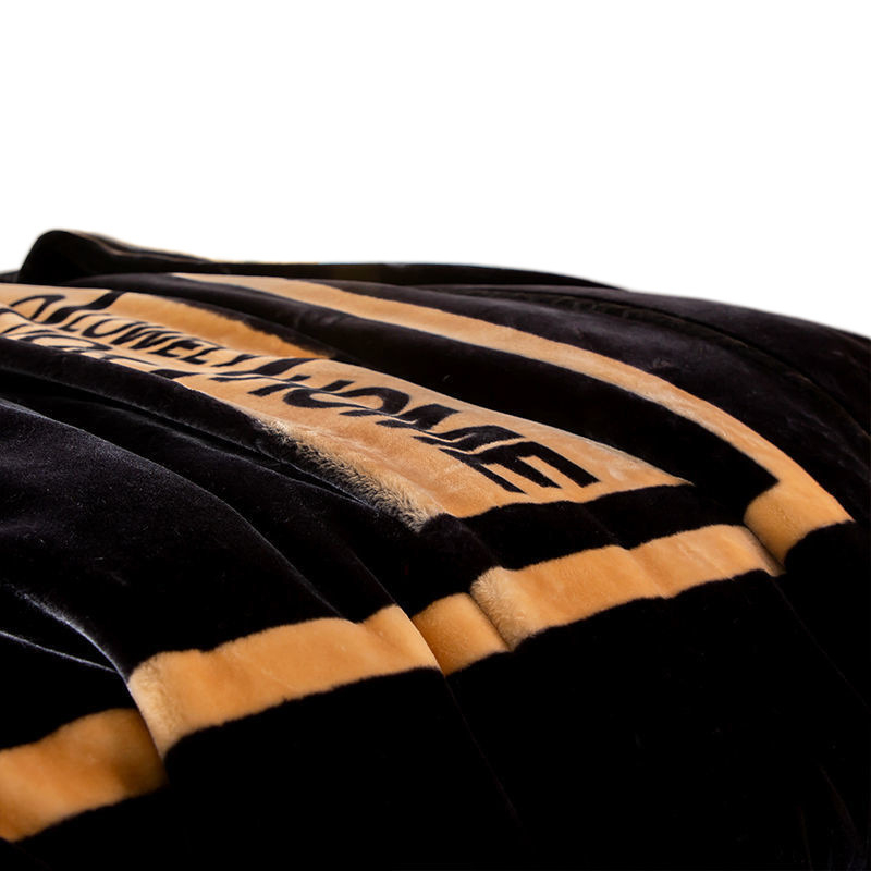 „Lashall“ vilnonė žieminė sutirštinta flanelinė šilta antklodė vienviečiam asmeniui bendrabučio studentui koralų flanelinė