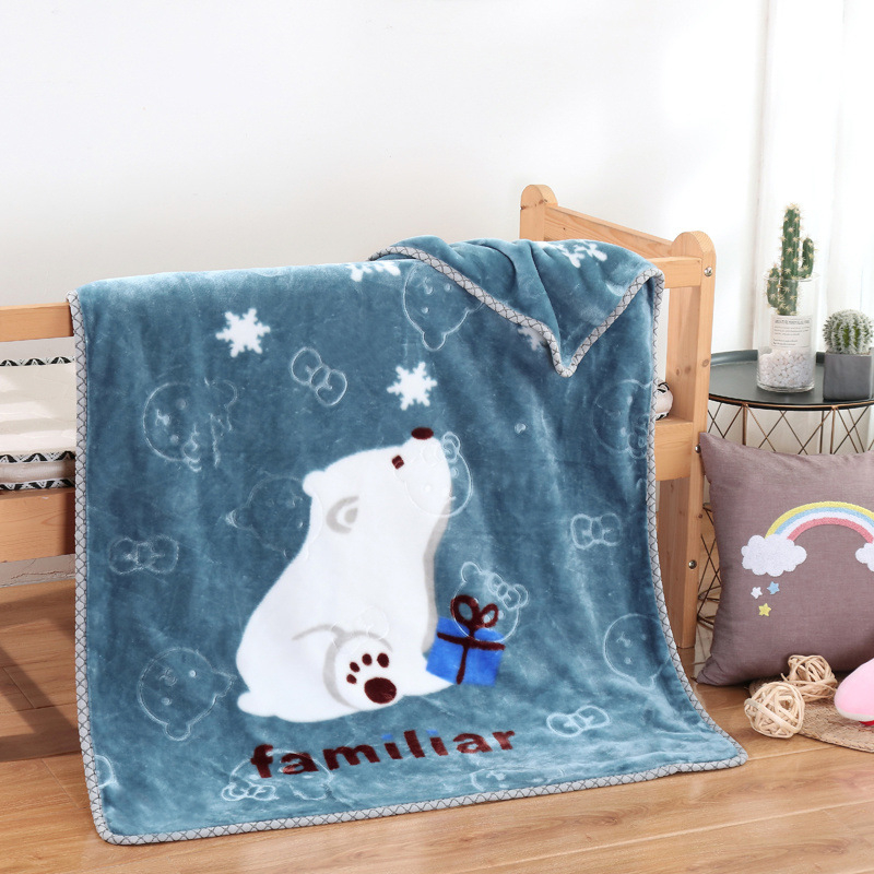 „Lashall“ vilnonė žieminė sutirštinta flanelinė šilta antklodė vienviečiam asmeniui bendrabučio studentui koralų flanelinė