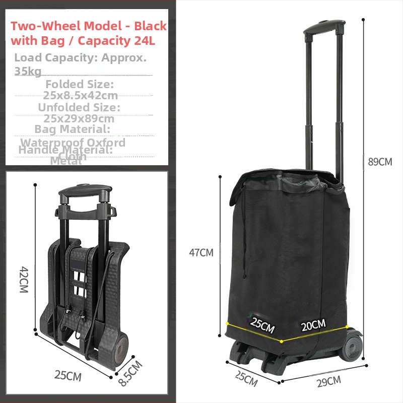 Pažljivo odabrana kolica za kućanstvo, kolica za brzu dostavu, sklopiva prikolica za rukovanje teretom, kolica za kupovinu, kolica za prtljagu