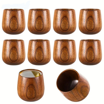 Hulgimüük loominguline naturaalne puidust väike kõhukruus vana värviga klassikaline Ziziphus Spinosae puidust tass restorani majapidamise Ziziphus puidust teekruus