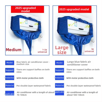 Oro kondicionieriaus valymo uždangalas, naujas vandens surinkimo uždangalas, pakabinamas buitinis vandeniui atsparus uždangalas, gartraukio vandens šildytuvo vandens surinkimo maišelis, universalus