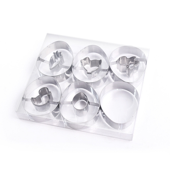 „Amazon“ 9 dalių Velykų zuikio glaisto sausainių formų rinkinys, mielas animacinių filmukų sausainių kepimo formų rinkinys