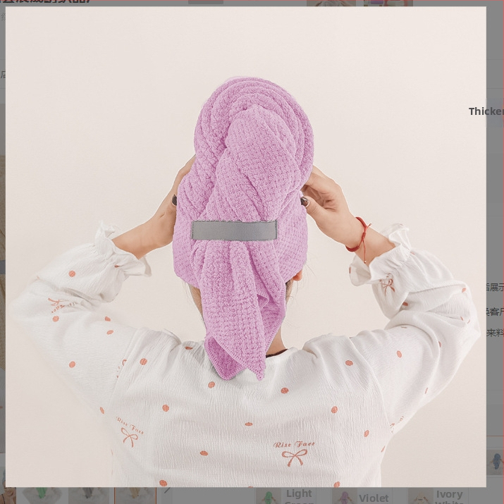 Užsienio prekyba „Amazon“ sausų plaukų kepurė, vandenį sugerianti, greitai džiūstanti, sutirštėjusi moteriška rankinė, plaukų servetėlė, plaukų rankšluostis, sausų plaukų rankšluosčių fabrikas, tarpvalstybinė prekyba