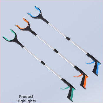 Sulankstomas šiukšlių spaustukas, tarpvalstybinis aliuminio lydinio sanitarinis žnyplės, sanitarijos rinkiklis, šiukšlių įrankių rinkiklis, ilgas spaustukas