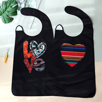 Лигавник за хранене за възрастни, устойчив на масло, устойчив на пръски, специален лигавник за гореща тенджера с ориз, персонализиран лигавник за възрастни, водоустойчив, моден гащеризон