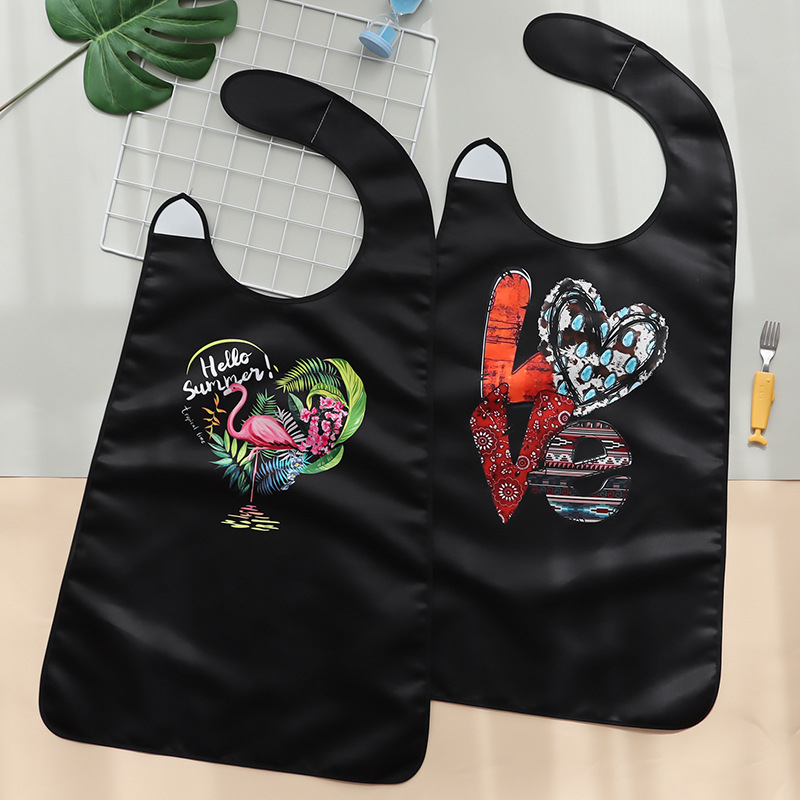 Лигавник за хранене за възрастни, устойчив на масло, устойчив на пръски, специален лигавник за гореща тенджера с ориз, персонализиран лигавник за възрастни, водоустойчив, моден гащеризон