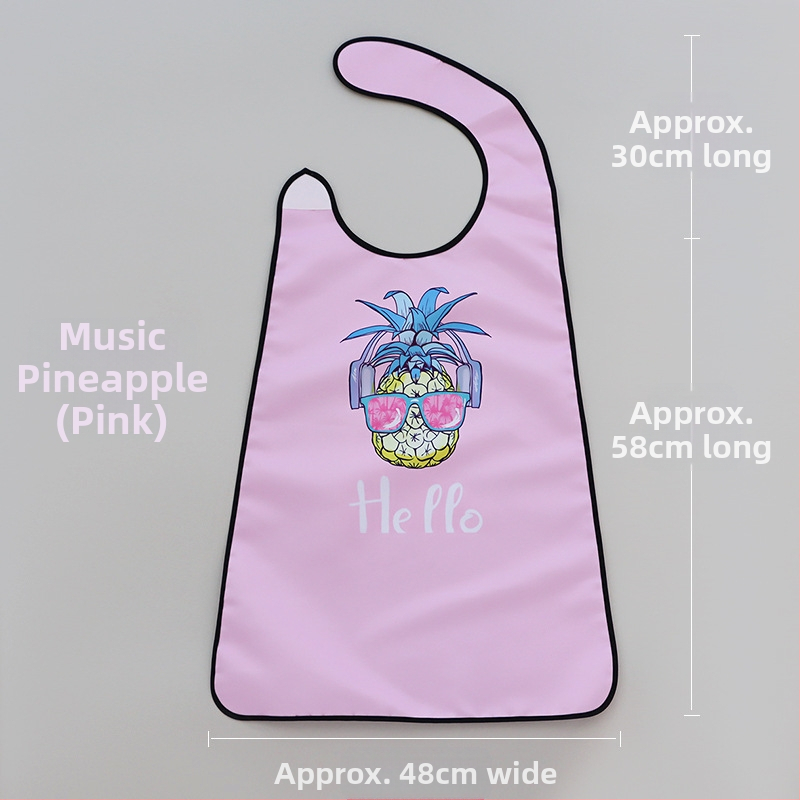 Лигавник за хранене за възрастни, устойчив на масло, устойчив на пръски, специален лигавник за гореща тенджера с ориз, персонализиран лигавник за възрастни, водоустойчив, моден гащеризон