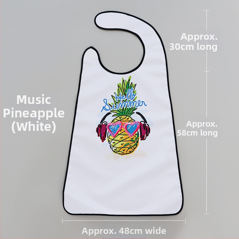 Лигавник за хранене за възрастни, устойчив на масло, устойчив на пръски, специален лигавник за гореща тенджера с ориз, персонализиран лигавник за възрастни, водоустойчив, моден гащеризон