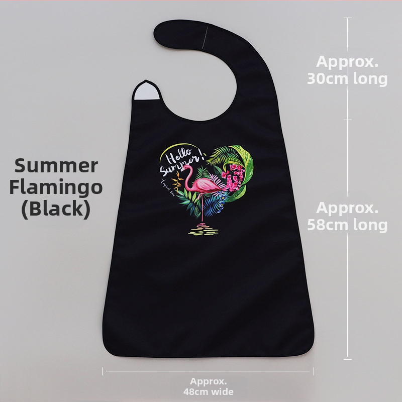 Лигавник за хранене за възрастни, устойчив на масло, устойчив на пръски, специален лигавник за гореща тенджера с ориз, персонализиран лигавник за възрастни, водоустойчив, моден гащеризон