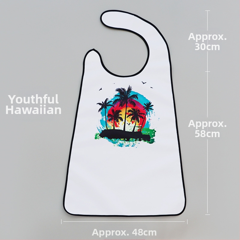 Лигавник за хранене за възрастни, устойчив на масло, устойчив на пръски, специален лигавник за гореща тенджера с ориз, персонализиран лигавник за възрастни, водоустойчив, моден гащеризон