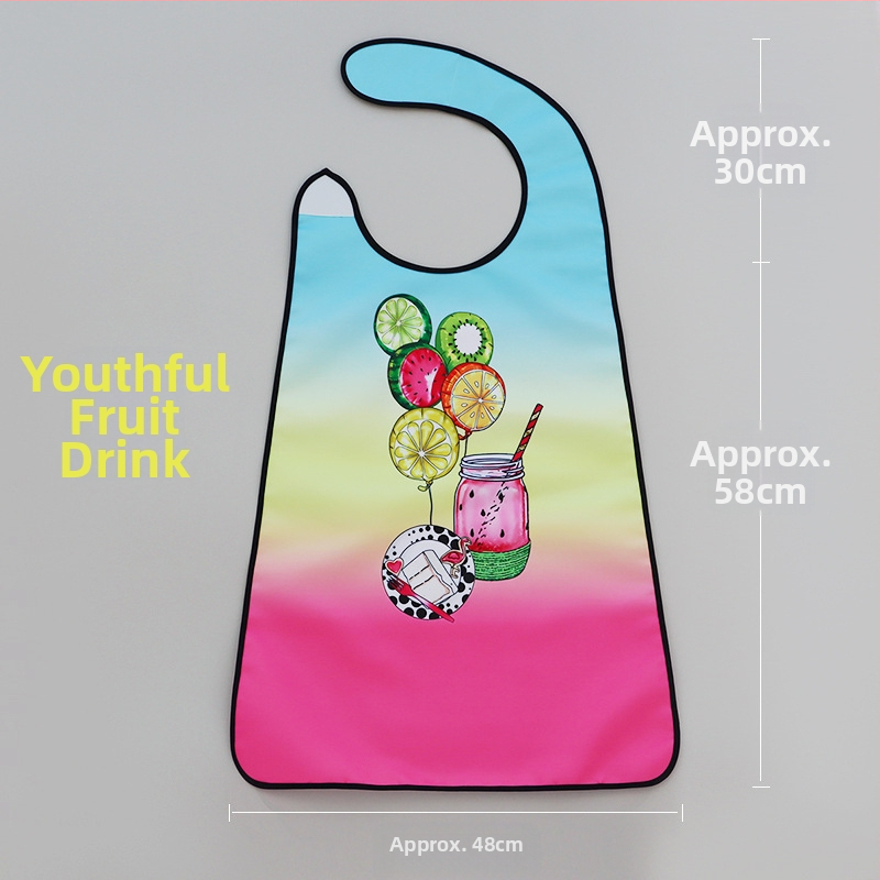 Лигавник за хранене за възрастни, устойчив на масло, устойчив на пръски, специален лигавник за гореща тенджера с ориз, персонализиран лигавник за възрастни, водоустойчив, моден гащеризон