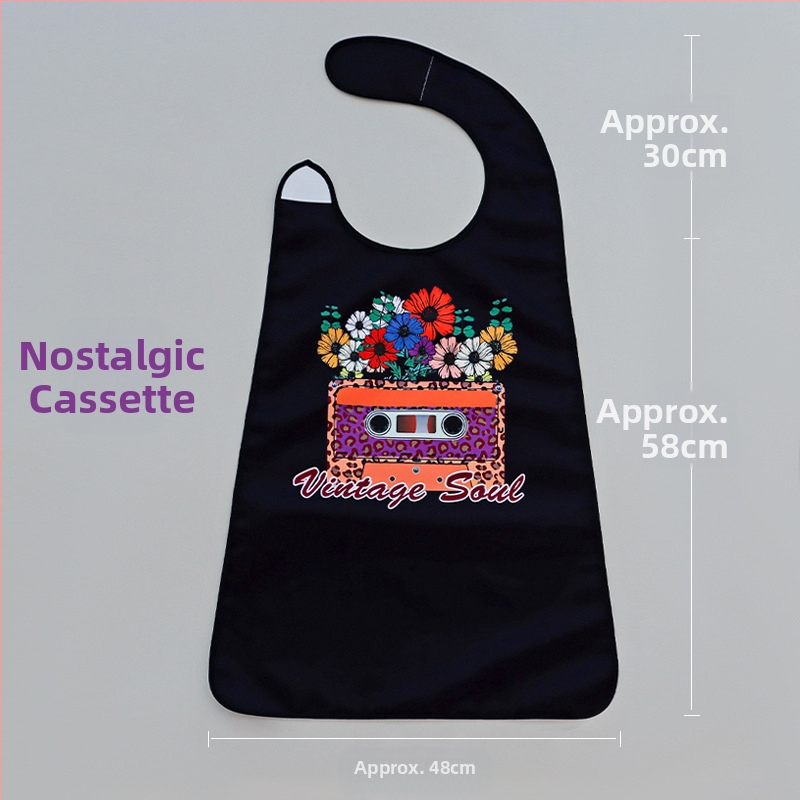 Лигавник за хранене за възрастни, устойчив на масло, устойчив на пръски, специален лигавник за гореща тенджера с ориз, персонализиран лигавник за възрастни, водоустойчив, моден гащеризон