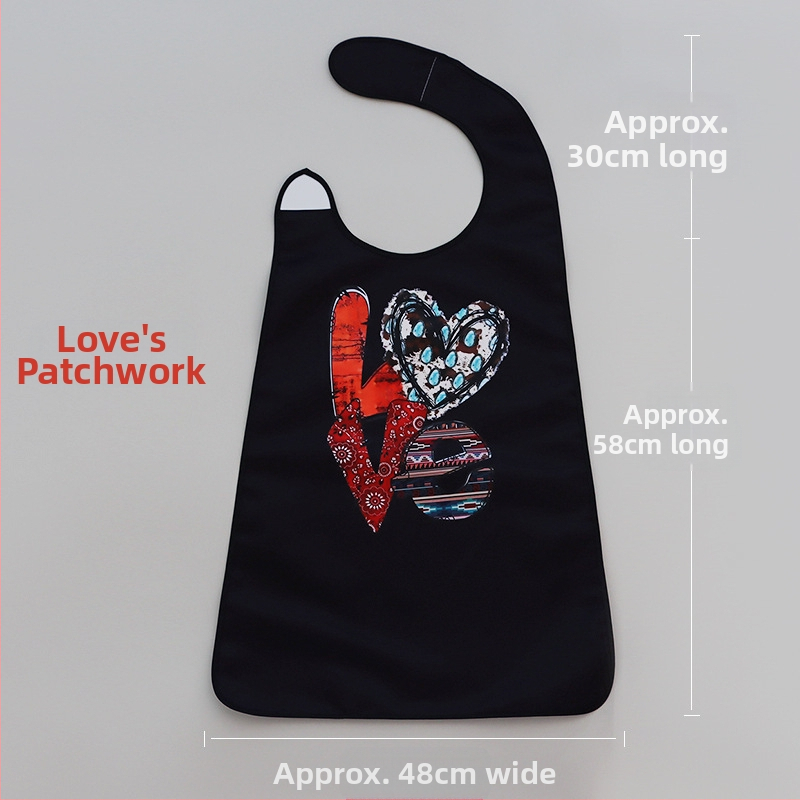 Лигавник за хранене за възрастни, устойчив на масло, устойчив на пръски, специален лигавник за гореща тенджера с ориз, персонализиран лигавник за възрастни, водоустойчив, моден гащеризон