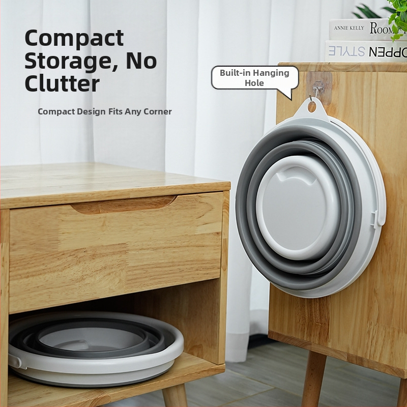 Сгъваема кофа, Сгъваема кофа за външна употреба, Кофа за риболов, Преносима телескопична кофа за съхранение в кола, Кофа за автомивка, Кофа за миене на художествени химикалки