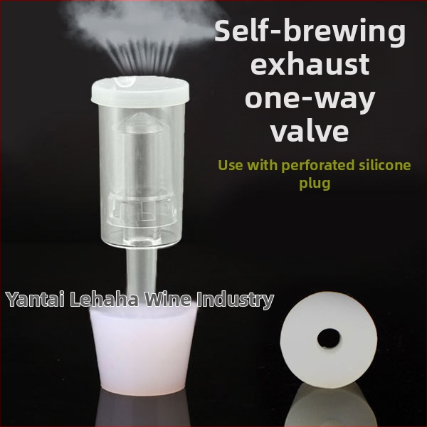 Силиконовата запушалка за възвратен клапан може да замени корковата запушалка за бутилка вино, запушалка за ферментационен резервоар, вторична ферментация