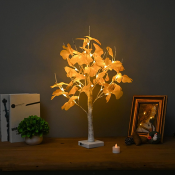 Tarpvalstybinis Velykų kiaušinis Helovinas Kalėdų dekoracija Naktinė lemputė Valentino diena Meilė Ginkmedžio lapų siūlų rutulys Maža medžio lempa