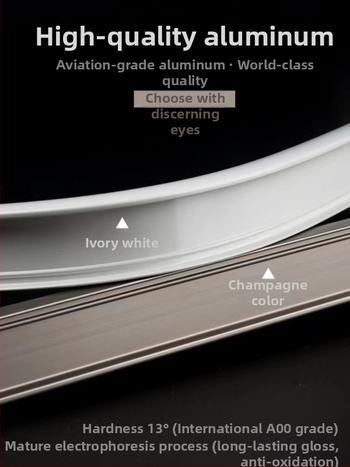 Užuolaidų bėgių skriemulys, viršuje montuojamas kablio tipo šone montuojamas lenktas bėgelis, įlankos langas su aliuminio lydiniu, dvigubo bėgelio slydimo nutildymo kreipiančioji bėgelė