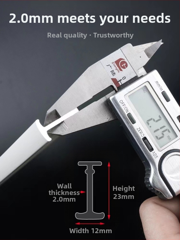 Ролка за завеси, монтирана отгоре, тип кука, странично монтирана извита релса, еркерен прозорец от алуминиева сплав, двурелсова плъзгаща се безшумна направляваща релса