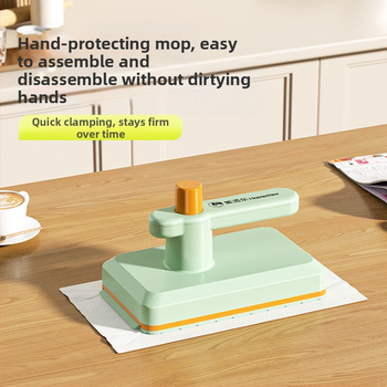 Köögis majapidamises kasutatav lauaarvuti väike mopp kaasaskantav lapp kuiva ja märja kaheotstarbelise kraapimise integreeritud puhastusvahendi võimas dekontaminatsioon