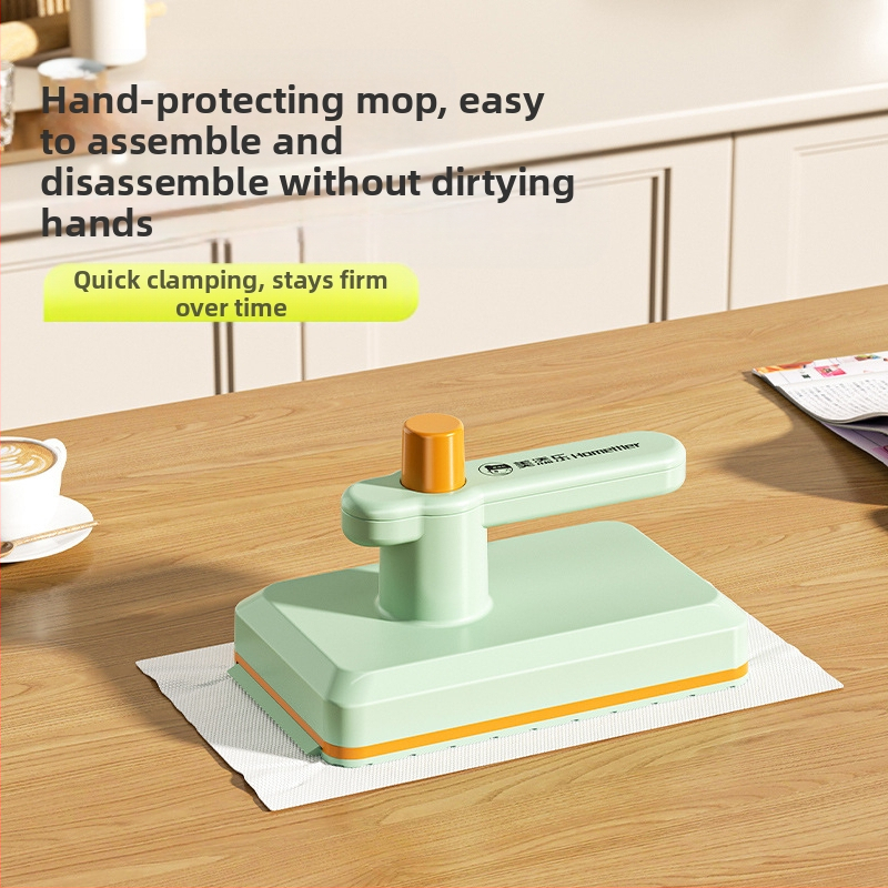 Köögis majapidamises kasutatav lauaarvuti väike mopp kaasaskantav lapp kuiva ja märja kaheotstarbelise kraapimise integreeritud puhastusvahendi võimas dekontaminatsioon