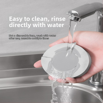 Νέο απορροφητικό σφουγγάρι PVA στρογγυλό μαντηλάκι με σταγόνες νερού, αντι-απολιθωτικό τεχνούργημα για καθαρισμό κουζίνας και μπάνιου και σκούπισμα βρύσης