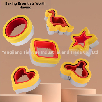 Taskuvõileiva lõikevorm võileiva-leiva vorm röstsaia küpsise vorm puu- ja köögivilja lõikenuga reljeefvormi komplekt