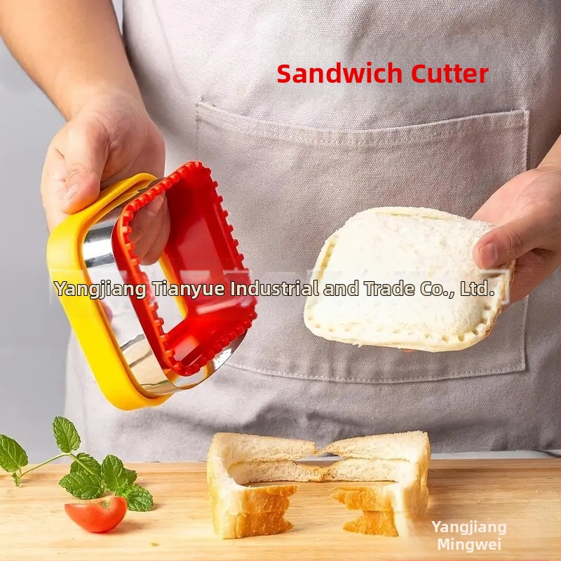 Taskuvõileiva lõikevorm võileiva-leiva vorm röstsaia küpsise vorm puu- ja köögivilja lõikenuga reljeefvormi komplekt