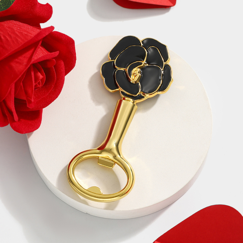 Deschizător de sticle cu trandafir transfrontalier, cadouri mici de Ziua Îndrăgostiților, petrecere de ziua de naștere, deschizător de sticle de bere, deschizător de sticle din aliaj de zinc