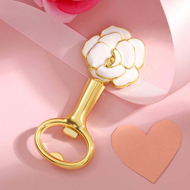 Deschizător de sticle cu trandafir transfrontalier, cadouri mici de Ziua Îndrăgostiților, petrecere de ziua de naștere, deschizător de sticle de bere, deschizător de sticle din aliaj de zinc