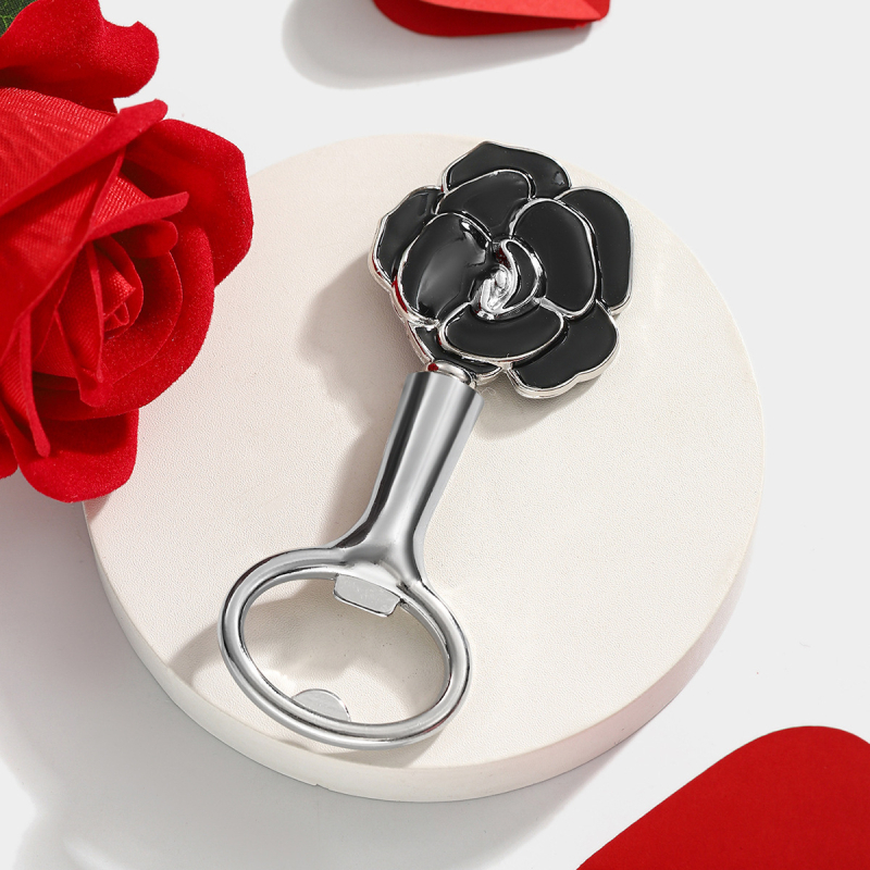 Deschizător de sticle cu trandafir transfrontalier, cadouri mici de Ziua Îndrăgostiților, petrecere de ziua de naștere, deschizător de sticle de bere, deschizător de sticle din aliaj de zinc